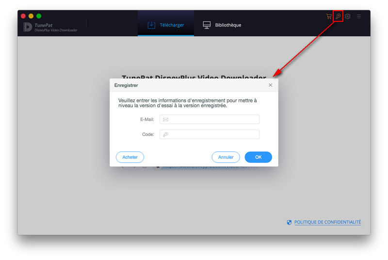 Enregistrez TunePat DisneyPlus Video Downloader pour Mac