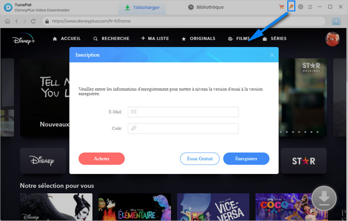 Exécutez TunePat DisneyPlus Video Downloader