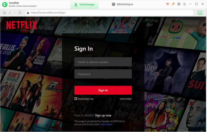 Connectez-vous à Netflix