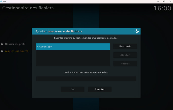 Cliquez sur Aucun(e)