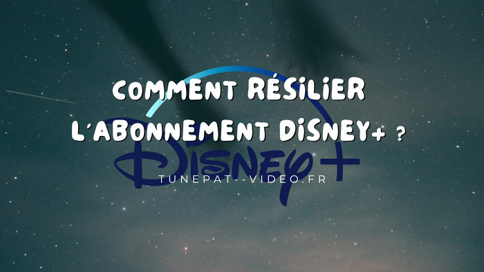 Résiliez l'abonnement Disney+