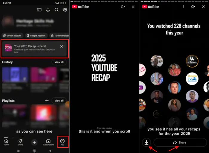 Trouvez et partagez votre YouTube Recap 2025